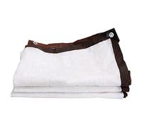 Malla Sombreadora,Solar Sombra PañO 75% Blanco Protector Solar De Anti-UV Patio BalcóN Planta Red Sombra Tela para Toldos,para Azotea Garden Camping Fiesta (1mx2m/3.3ftx6.6ft)