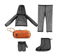 Mallalah Traje Anti Mosquitos Cabezas, Chaquetas, Pantalones y Guantes, Mangas del pie para Hombres Mujeres con Malla Ultra-Fina Senderismo Pesca Camping Alimentación de la Abeja Ciclismo (S)