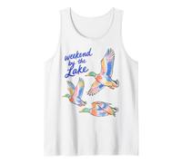 Mallard Duck Lake Life Weekend by The Lake Waterfowl Camiseta sin Mangas