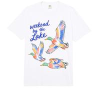 Mallard Duck Lake Life Weekend by The Lake Waterfowl Comfort Colors Adult Heavyweight T-Shirt