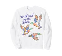 Mallard Duck Lake Life Weekend by The Lake Waterfowl Sudadera