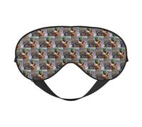 Mallard Duck Printing Soft Dual Use Sleep Blocks Light Efficiently Blackout Eye Mask para dormir