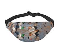 Mallard Ducks - Riñonera unisex resistente al agua, bolsa de cinturón ligera para viajes, deportes, senderismo, Como se muestra en la imagen, Talla única, Mochila casual