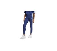 adidas Donna ESSENTIALS 3-STRIPES COTTON LEGGINGS, Dark Blue/White, L