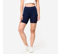 Mallas Ciclistas Algodón Fitness Mujer Azul XS