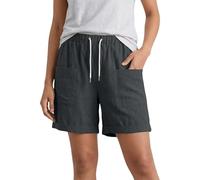 Mallas Cortas Mujer Leggings Cortos Mujer Caqui de Corte Deporte Verano Bermudas Vaqueras Shorts Deportivos Short Running Culotte Solid Color High Waist Casual Chic Sports Elasticos