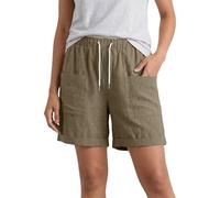 Mallas Cortas Mujer Pantalones Vaqueros Cortos Mujer Caqui de Corte Deporte Verano Bermudas Vaqueras Shorts Deportivos Short Running Culotte Solid Color High Waist Casual Chic Sports Elasticos