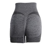 Mallas Cortas Mujer Push Up Shorts ciclistas deportivos de cintura alta