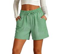 Mallas Cortas Mujer Short Deportivo Mujer Caqui de Corte Deporte Verano Bermudas Vaqueras Shorts Deportivos Short Running Culotte Solid Color High Waist Casual Chic Sports Elasticos