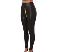 Mallas de correr para mujer, de cintura alta, opacas, opacas, informales, elegantes, transpirables, para exteriores, cómodas, con cremallera, pantalones deportivos para equitación, Bk2, 3XL