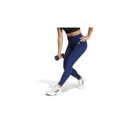 Mallas de fitness adidas opt ess st 1/1 mujer azul oscuro/blanco M