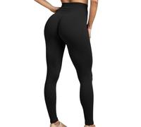 Mallas Deporte Mujer, Mallas Mujer Fitness Cintura Alta Elasticos Push Up Transpirable Ajustado Casual Fitness Pantalón Básico Secado Rápido Talla Grande Sin Costuras Pilates Jogging Pantalon