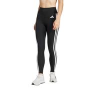 adidas Donna Optime Essentials 3 Stripes 7/8 Leggings, Black/White, M