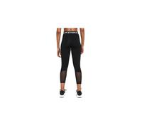Nike Pro Leggings de tres cuartos de talle medio con panel de malla - Mujer - Negro XS (EU 32-34)