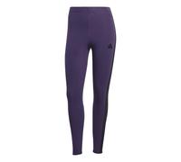 adidas Mujer ESSENTIALS 3-STRIPES COTTON LEGGINGS, aurora plum/black, L