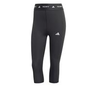 adidas Mujer Techfit Capri Leggings Tights, BLACK, XXS