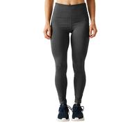 Dare2B Influential-Mallas Deportivas, Tejido Ligero De Secado Rápido, Costuras Planas, Gran Elasticidad Trousers, Mujer, Charcoal Grey, 10