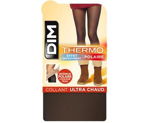Mallas polares de mujer DIM effet transparent Thermal 80D Taille 1/2