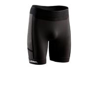 Lurbel Samba Lite Shorts, Mallas Cortas para Correr, Mallas de Hombre, Mallas de Trail Running, Mallas Transpirables. (Marengo/Gris Oscuro - M)