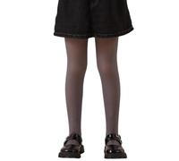 Mallas térmicas forradas con forro polar para niña, pantalones gruesos y cálidos, elásticos, para niños, leggings de invierno, gris, 12-15 años