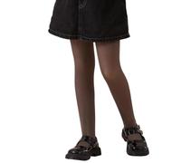 Mallas térmicas forradas con forro polar para niñas, pantalones gruesos y cálidos, elásticos, para niños, leggings de invierno, café, 120/L