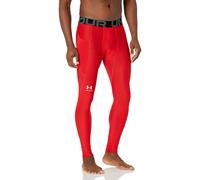 Mallas Under Armour HeatGear Armour para hombre, color rojo (600)/blanco, talla mediana