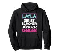 Malle Layla Ella Es Hermosa Joven Cachonda Layla Sudadera con Capucha