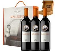 Malleolus - Estuche Regalo de Vino - Envío Gratis 24H - 3 Botellas - Ribera del Duero - Bodegas Emilio Moro - Seleccionado y enviado en caja regalo reforzada de Cosecha Privada
