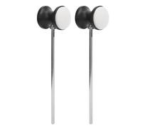 Mallet de Batidor de Pedal Tambor Alto Rendimiento con Cabeza Fieltro y Martillo Acero Inoxidable para Kits Bombo - 2 Pcs