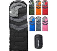 MalloMe Sleeping Bag Single, Black Saco de Dormir, Unisex, Negro, Simple-75cm x 220cm