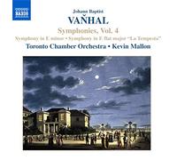 Kevin Mallon – Johann Baptist Vanhal: Symphonies, vol. 4 – NAXOS
