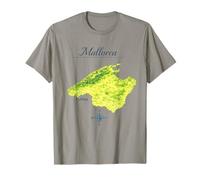 Mallorca Mapa - Palma Isla Balear Camiseta
