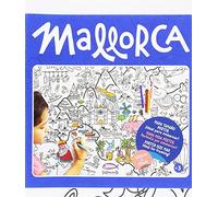 Mallorca mapa para colorear: Para pintar y colorear a lo grande (Color Map)