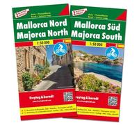 Mallorca norte y sur. 2 mapas. Escala 1:50.000. Freytag & Berndt.: Set wegenkaarten 1:150 000: AK 0531 (Auto karte)