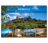 Mallorca - Pearl of the Mediterranean Sea (Wall Calendar 2026 DIN A3 landscape), CALVENDO 12 Month Wall Calendar: This calendar captures Mallorca's ... diverse landscapes that invite exploration.