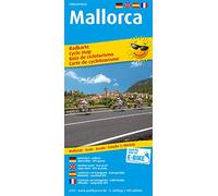 Mallorca: Radkarte mit Tourenvorschlägen, wetterfest, reissfest, abwischbar, GPS-genau. 1:100000
