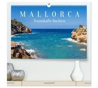 Mallorca - Traumhafte Buchten (hochwertiger Premium Wandkalender 2026 DIN A2 quer), Kunstdruck in Hochglanz: Küstenparadiese, eingefangen in Licht, Stille und Farbe.