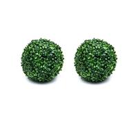 Malloy 2 Piezas de Bolas de Topiario de Plantas Artificiales, Esferas de Jardín, Planta de Topiario, Decoración Interior y Exterior para Decoración de Patio Trasero M