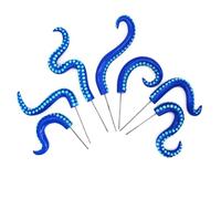 Malloy 7 Piezas SeaMonster Tentáculos Pulpo Tentáculo Planta Estaca Estacas de Jardín para Decoración de Plantas Estacas de Pulpo Tentáculo B