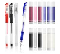 Malloy 8 Rotuladores Borrables con para Tela con 64 Recambios, Rotuladores para Marcar Tela para Coser, Acolchar, Bordar y Confeccionar Vestidos