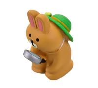 Malloy B Estatua de Figuras de Resina en Miniatura: Escultura de Rana para JardíN de Hadas al Aire Libre y DecoracióN de Escritorio Estatua de Estatuilla Adorable