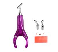 Malloy Bolígrafo Ergonómico para Pintar con Diamantes, Accesorios para Arte con Diamantes con 3 Puntas de Metal, Kit de Bolígrafo con Taladro de Diamante 5D para Adultos, Color