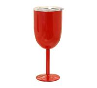 Malloy Copa de Vino Copa de Doble Capa de Acero Inoxidable Color Vaso de Gran Capacidad de Vino Resistente Rojo