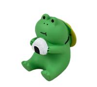 Malloy D Estatua de Figuras de Resina en Miniatura: Escultura de Rana para DecoracióN de JardíN y Escritorio de Hadas al Aire Libre Estatua de Estatuilla Adorable