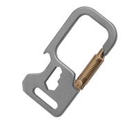 Malloy de Aleación de Titanio, para Coche, Hebilla para Mochila, Mosquetón para Exteriores, Gancho, Clip, Herramientas para Acampar y Hacer Senderismo