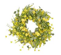 Malloy de de de Artificial de 22 Pulgadas con de Hojas de Eucalipto de Granja para la Pared de la Puerta Principal