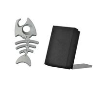 Malloy de Espina de Pescado de Aleación de Titanio: Abridor de Multifuncional, Collar Portátil, Regalo para Actividades Al Aire Libre A