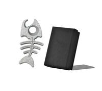 Malloy de Espina de Pescado de Aleación de Titanio: Abridor de Multifuncional, Collar Portátil, Regalo para Actividades Al Aire Libre B