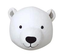 Malloy Decoración de Pared con Cabeza de Animal de Peluche, Colgante de Animal de Peluche, Decoración de Dormitorio Infantil de Juguete Decoración de Cabeza de Animal A