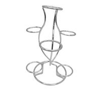 Malloy Esferas de Asiento de Bola de Cristal Soporte de Metal Ahorro de Espacio Soporte de Exhibición de Bola Multiusos Base de Bola de Cristal para Estantería,D